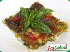 Lasagne ai pomodorini e pesto