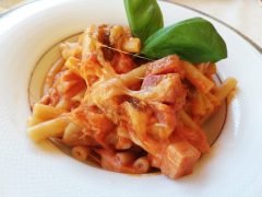 Pasta Ncaciata alla Messinese