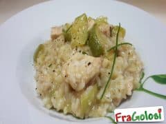 Risotto con Zucchine e Pesce Spada