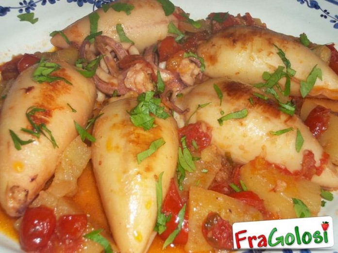 Calamari ripieni alla siciliana: Ricetta di FraGolosi