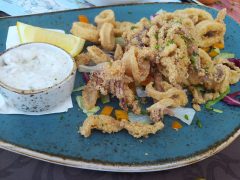 Calamari fritti in friggitrice ad aria