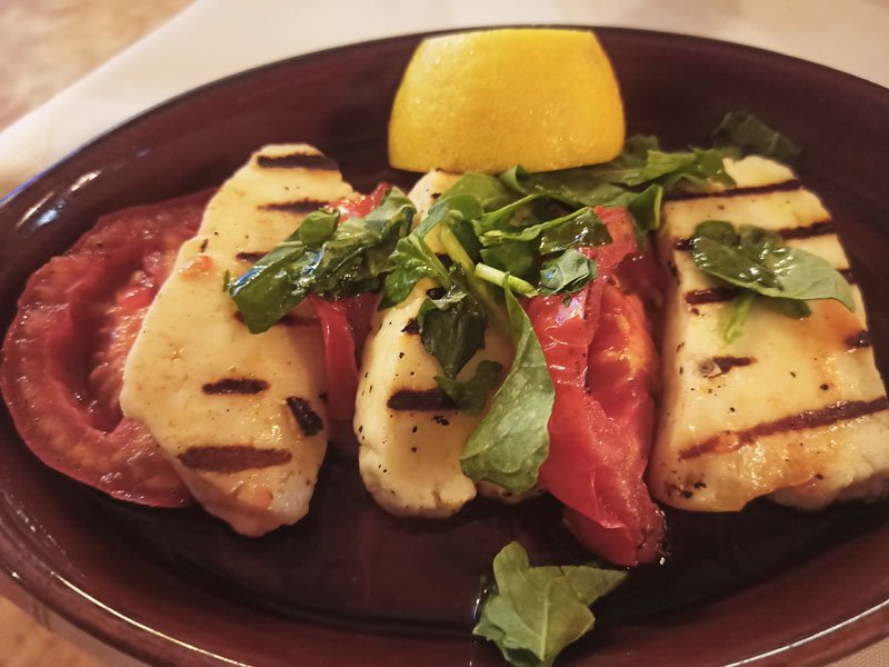 Halloumi alla piastra