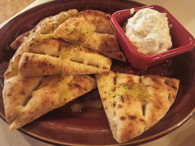 Pita e tzatziki