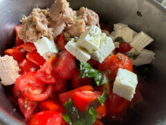 Insalata di pomodori e feta