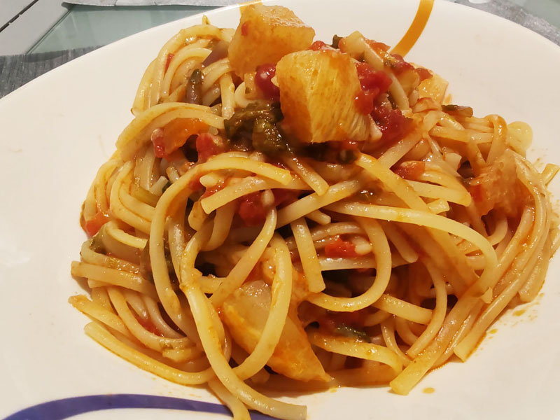 Pasta con i cavoli trunzi